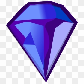 Blue Purple Diamond Svg Clip Arts - Graphic Design, HD Png Download - diamond clipart png