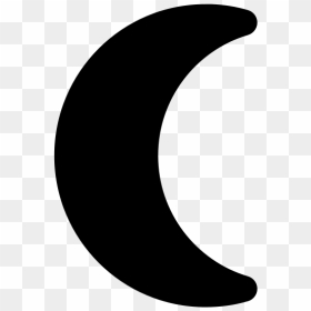 Computer Icons Crescent Moon - Moon Vector Black And White Png, Transparent Png - crescent png