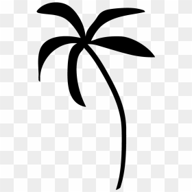 Palm Tree Clip Art Transparent Background Clipart Panda - Palmtree Clipart Black And White, HD Png Download - palm tree emoji png