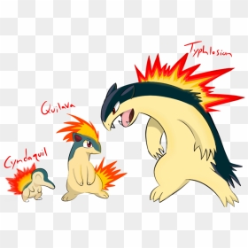 Pokemon Clipart Cyndaquil - Pokemon Cyndaquil Evolution, HD Png Download - cyndaquil png