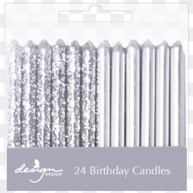 Sparkling Silver Birthday Candles, HD Png Download - silver sparkles png