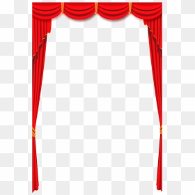 Arch, HD Png Download - red curtains png