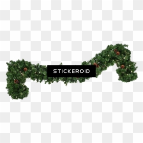 Garland Frame Border Frames - Christmas Wreath Png Transparent, Png Download - holiday border png