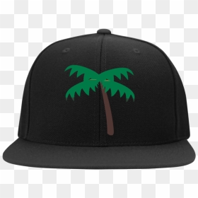 Palm Tree Emoji Stc19 Sport Tek Flat Bill High Profile - Baseball Cap, HD Png Download - palm tree emoji png