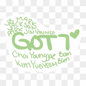 Calligraphy, HD Png Download - got7 logo png