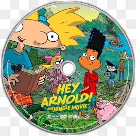 Hey Arnold - Hey Arnold The Jungle Movie Dvd Disc, HD Png Download - hey arnold png