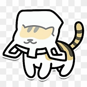 Neko Nekoatsume Cat Cute Kawaii - Neko Atsume Stickers, HD Png Download - neko atsume png