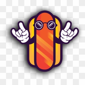 Hank The Rock And Roll Beef Canibal Hot Dog - Rock And Roll Hot Dog, HD Png Download - hot dogs png