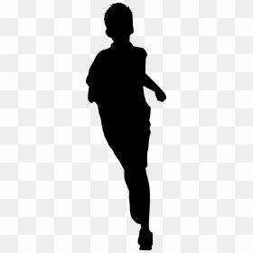 Silhouette Of Kid Transparent, HD Png Download - children silhouette png
