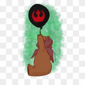 Ewok Winnie The Pooh Crossover - Illustration, HD Png Download - ewok png