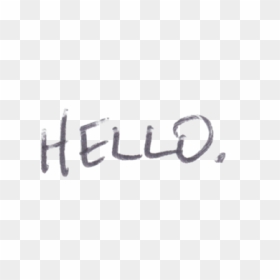 Hello - Calligraphy, HD Png Download - hello png