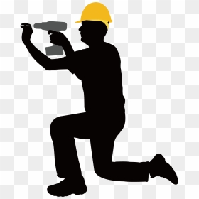 Construction Worker Laborer Architectural Engineering - John And Mable Ringling Museum Of Art, HD Png Download - hand silhouette png