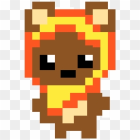 Ewok Star Wars Pixel Art, HD Png Download - ewok png