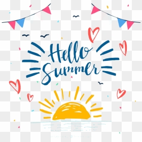 Hello Summer Transparent Png - Vector Hello Summer, Png Download - hello png