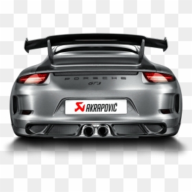 Jzm Porsche - Gt3 Akrapovic, HD Png Download - car rear png