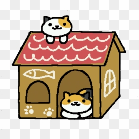 Transparent Callie And Sunny In A Cardboard House - Neko Atsume Cat Sunny, HD Png Download - neko atsume png