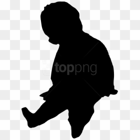 Baby Silhouette Png - Portable Network Graphics, Transparent Png - children silhouette png