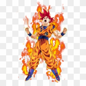 Goku Super Saiyan God, HD Png Download - dragon ball super png