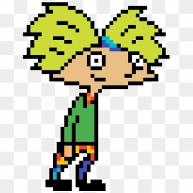 Hey Arnold Pixel Art , Png Download - Hey Arnold Pixel Art, Transparent Png - hey arnold png