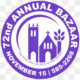 72nd Annual Ecw Bazaar November 15 Logo - Circle, HD Png Download - ecw logo png