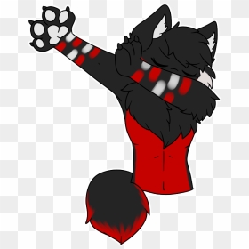 [comission/stickers] Dabbing Inumi - Furry Dab Telegram Sticker, HD Png Download - dabbing png