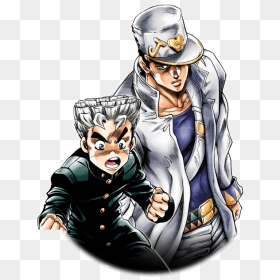 Unit Jotaro Kujo And Koichi Hirose - Kakyoin Jotaro And Koichi, HD Png Download - jotaro kujo png