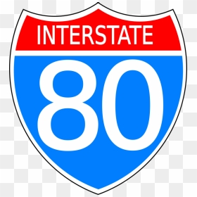 Interstate Highway Sign Clipart Clip Black And White - Interstate Clipart, HD Png Download - highway sign png