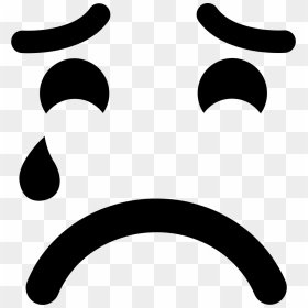Sad Suffering Crying Emoticon Face Comments - Museu Oscar Niemeyer, HD Png Download - crying face png