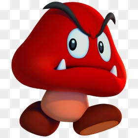 Goomba Transparent Old School - Super Mario Red Goomba, HD Png Download - goomba png