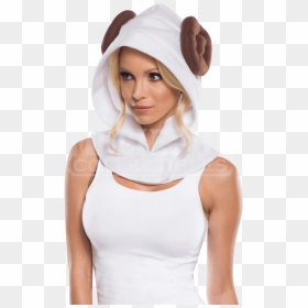 Star Wars Princess Leia Hood - Fazer Fantasia Do Stars Wars Em Casa, HD Png Download - princess leia png