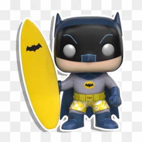 Surf's Up Batman Funko, HD Png Download - batman silhouette png