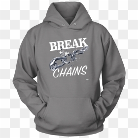 Trucking Hoodie, HD Png Download - broken chains png