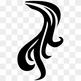 Ponytail Hair - Clip Art Hair Ponytail, HD Png Download - ponytail png