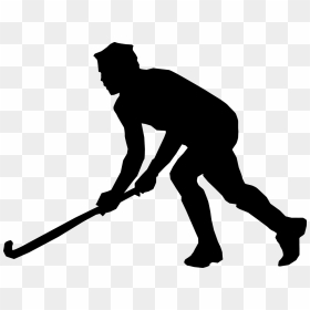 Field Hockey Silhouette Male, HD Png Download - anaheim ducks logo png