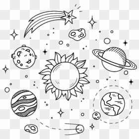 Sticker Space Starremixit Sun Tumblr Galaxy - Easy Drawing Of Galaxy, HD Png Download - png tumblr hipster