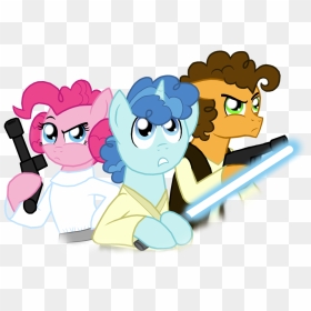 Luke Skywalker Clipart Princess Leia - Cheese Sandwich Party Favor Pinkie Pie, HD Png Download - princess leia png