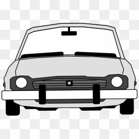 Car Windshield Front View, HD Png Download - car rear png