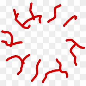 Orange, HD Png Download - red lines png