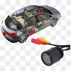 Transparent Car Rear Png - Retrocamere Infrarossi, Png Download - car rear png