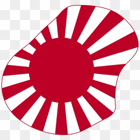 Flag Map Of Nauru (1942 - 1945 Japanese Flag, HD Png Download - japanese png