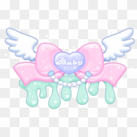 Transparent Baby Angel Wings Clipart - Illustration, HD Png Download - kawaii heart png