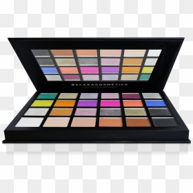 24 Shade Eyeshadow Palette - Klara Cosmetics Malibu 24 Eyeshadow Palette, HD Png Download - eyeshadow png