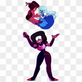 Su Steven Universe Garnet Ruby And Sapphire Laffy Sapphy - Garnet Su Ruby And Sapphire, HD Png Download - steven universe garnet png