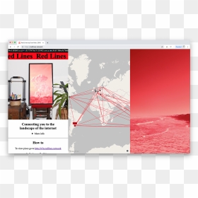 Flyer, HD Png Download - red lines png