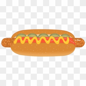 Hot Dog Fast Food Clipart - Chili Dog, HD Png Download - hot dogs png
