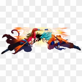 Goku Vs Goku Xeno, HD Png Download - dragon ball super png