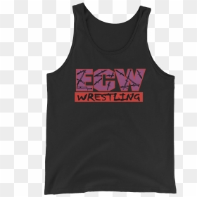 Ecw Classic Logo Unisex Tank Top - Sleeveless Shirt, HD Png Download - ecw logo png