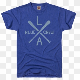 Dodgers Blue Crew Shirt, HD Png Download - dodgers png