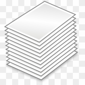 Stack Of Papers Clip Art At Clker - Stack Of Document Gif, HD Png Download - blank tombstone png