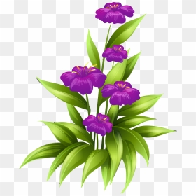 Sun Garden Friends Beer Flower Plant Clipart Clip Art - Transparent Background Flowers Clipart, HD Png Download - purple roses png